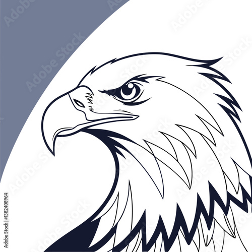 eagle head vector