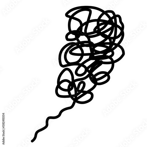 Overthinking Illustration, Confused