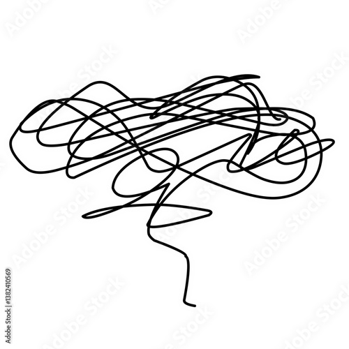 Overthinking Illustration, Confused