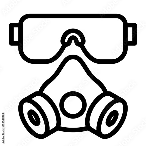 goggles Line Icon