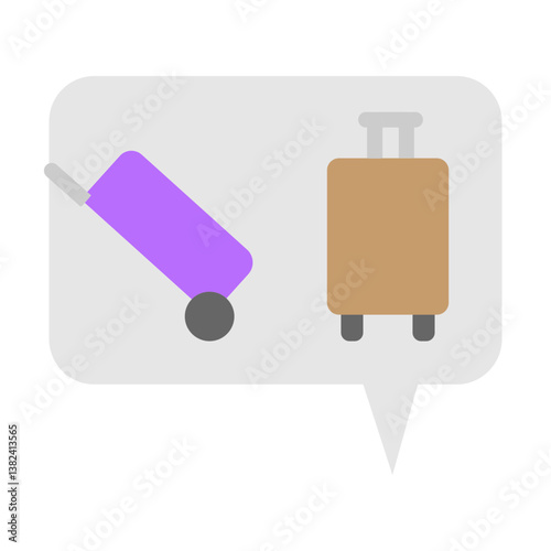 Travel Blogging  Vector Flat Icon Design
