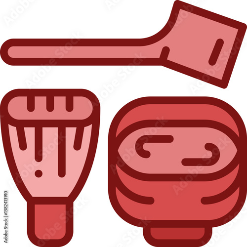 tea ceremony two tone icon