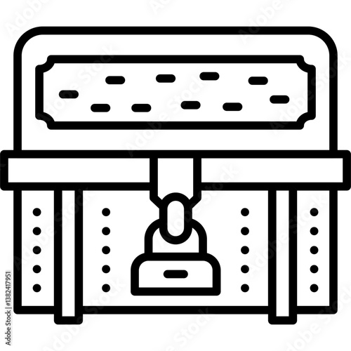 Treasure Lock Box Icon photo