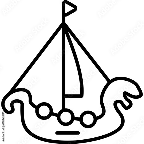 Viking Ship Icon
