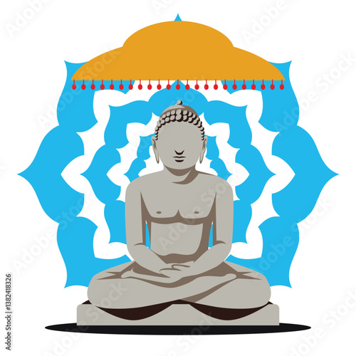 Honoring Lord Mahavir's path to enlightenment this Mahavir Jayanti.