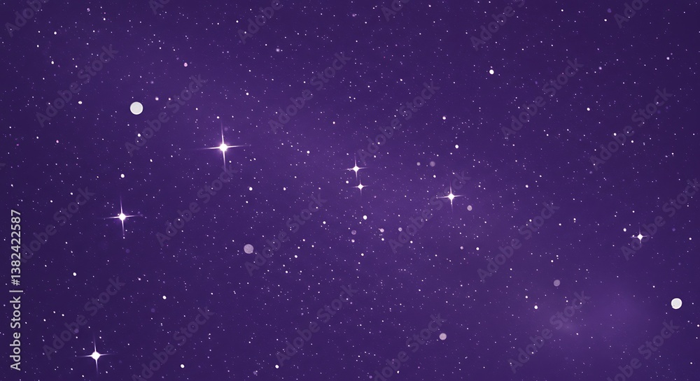 Fototapeta premium Amethyst Nightfall AI Generated