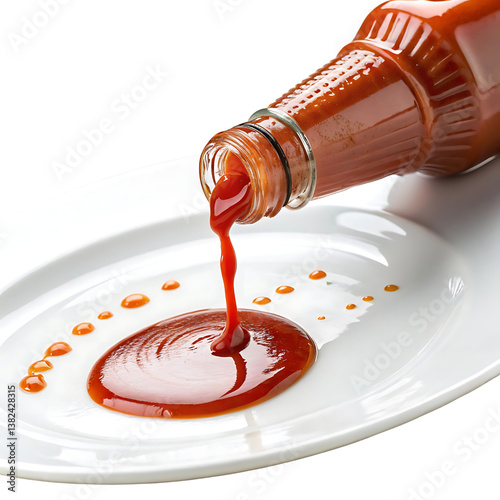 dripping red sauce