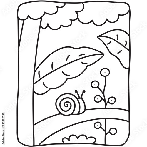 Comfy patterns coloring page, bold and easy coloring book page, patterns, mandala, flowers, floral, animals, vector illustration, line art, black and white, victor art, illustration