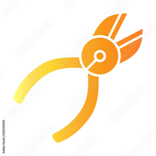 pliers Gradient icon