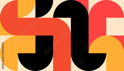 Contemporary Geometric Art with Minimalist Touch