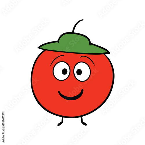 funny cartoon tomato