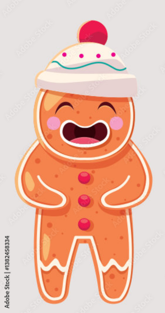 Fototapeta premium Weihnachten Cartoon, zeichnung, niedlich