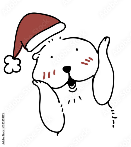 Weihnachten Cartoon, zeichnung, niedlich