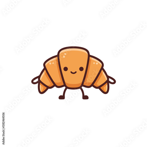 Breakfast Item Mascot Logo