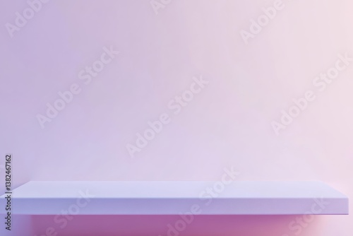 Minimalistic Advertisement Background with Soft Pastel Tones and Gentle Lighting photo