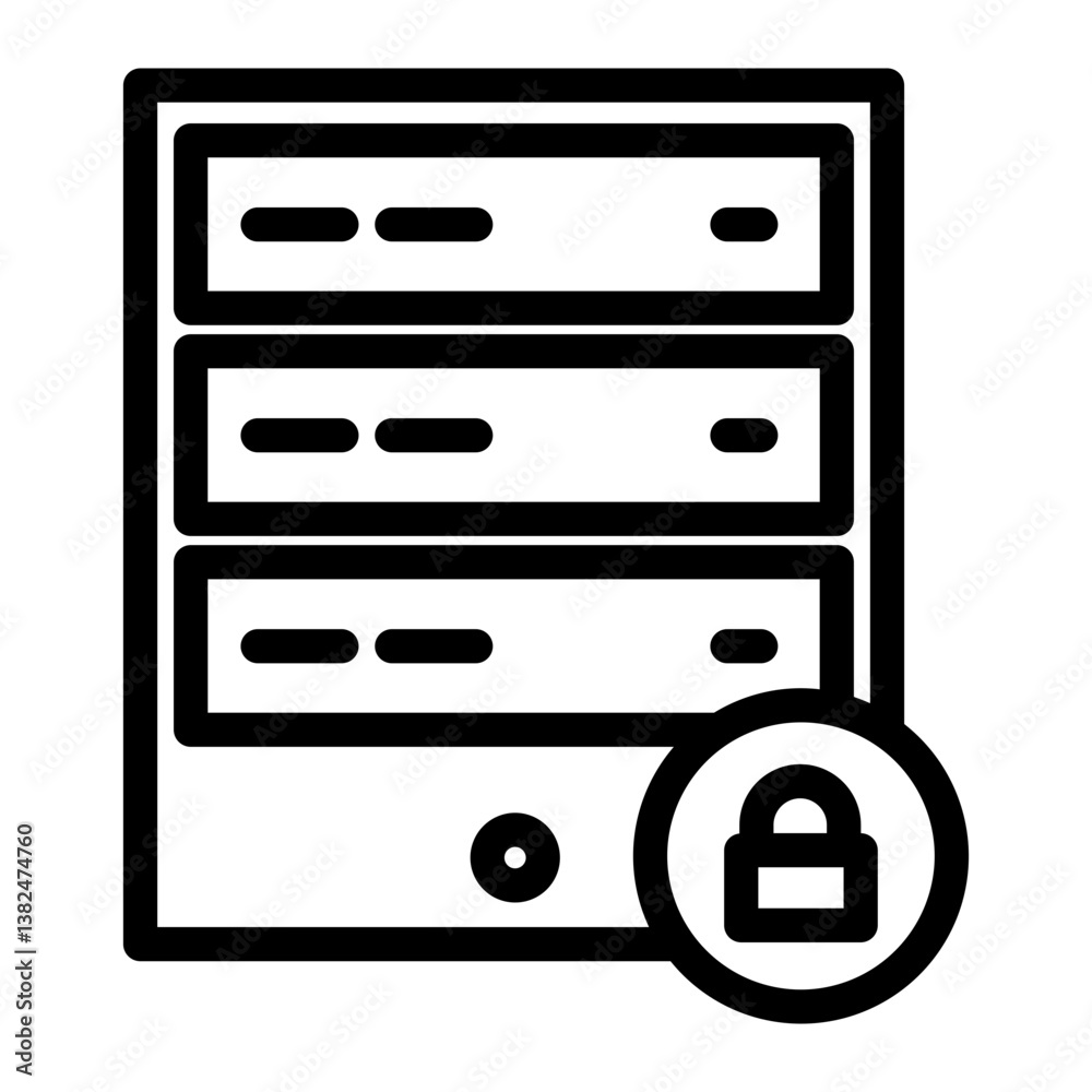 lock Line Icon lock Line Icon