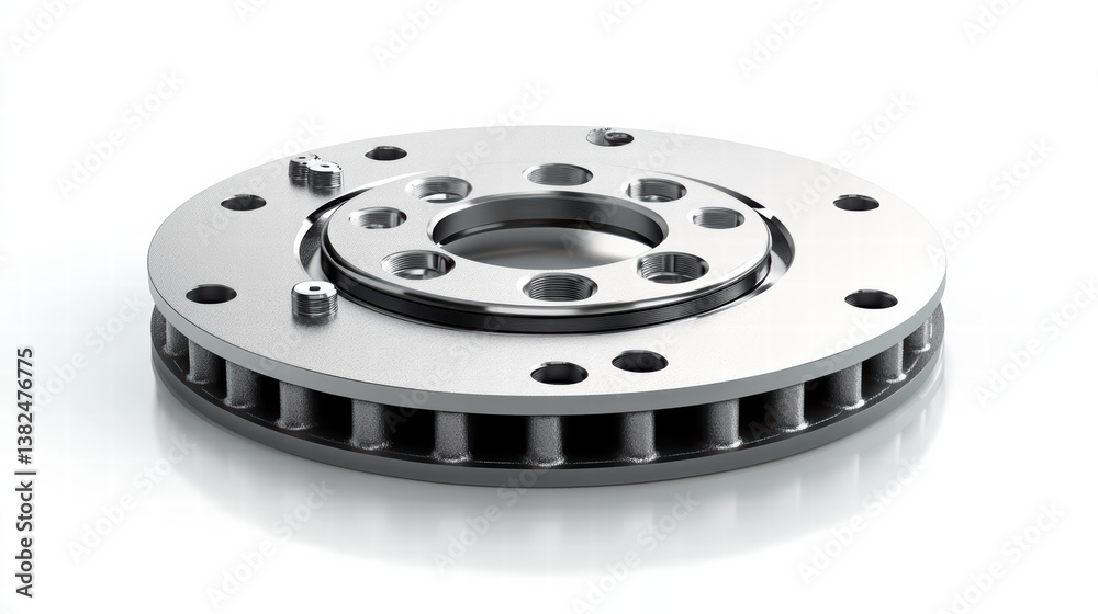 Precision Rotary Valve: A close-up studio shot reveals the intricate details of a high-precision rotary valve, showcasing its metallic surface and complex engineering. Precision Rotary Valve: A close-up studio shot reveals the intricate details of a high-precision rotary valve, showcasing its metallic surface and complex engineering.