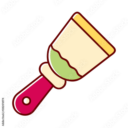 Colorful Putty Knife, Spatula Tool, Home Improvement, DIY Project