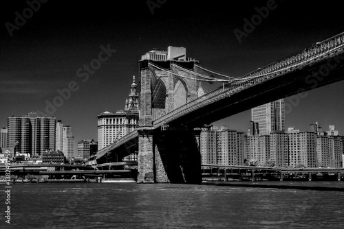 The Brooklyn Bridge, New York City, USA in 2019