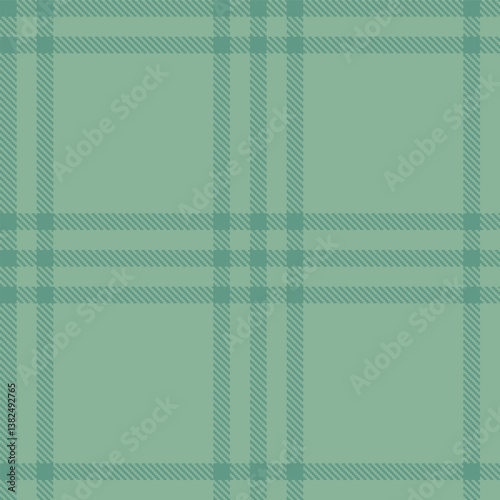 Smoky grey teal and Vintage greenish grey Seamless Tartan Fabric Design