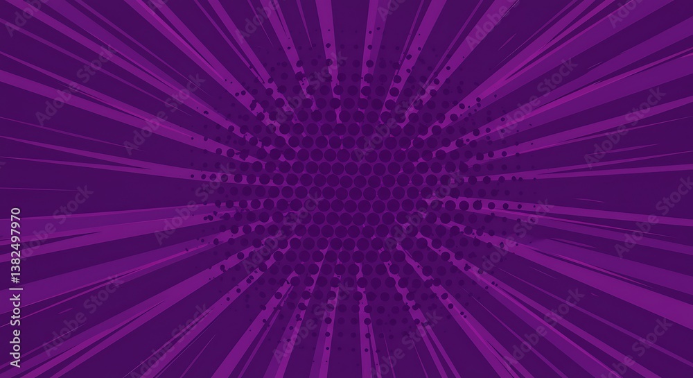 Obraz premium Purple Radiance AI Generated