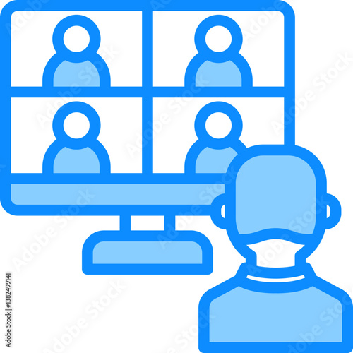 Online Conference Icon