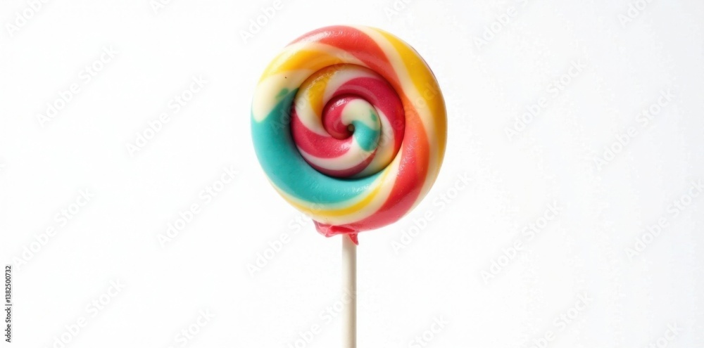 Colorful lollipop isolated on white background, sweets, sweet Colorful lollipop isolated on white background, sweets, sweet