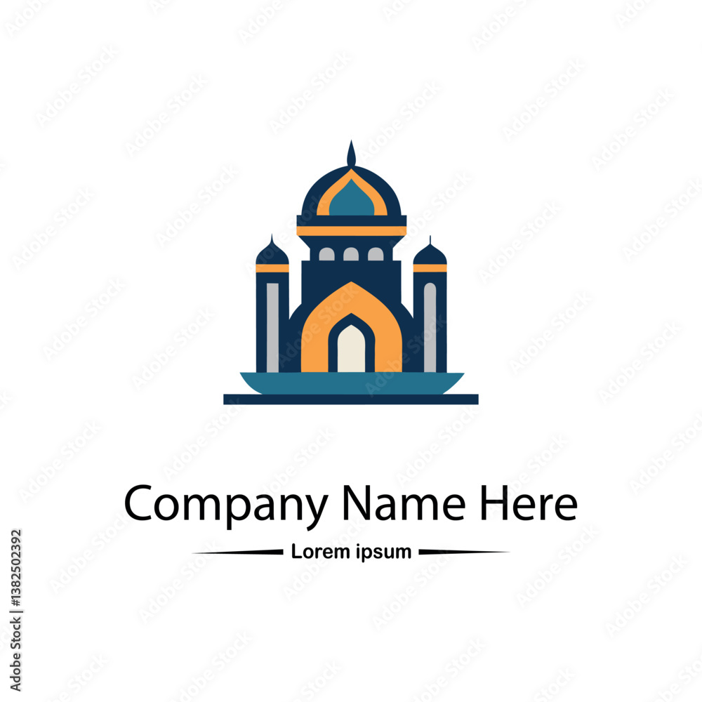 Obraz premium Mosque logo