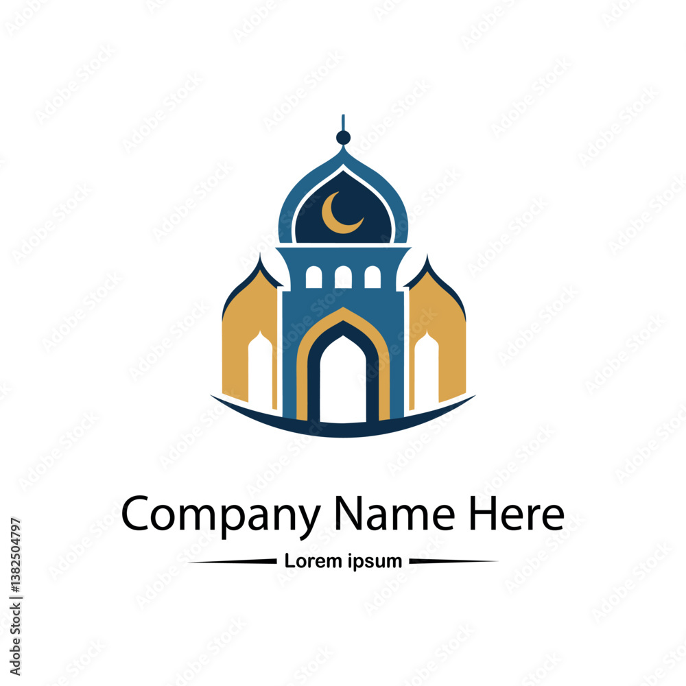 Obraz premium Mosque logo