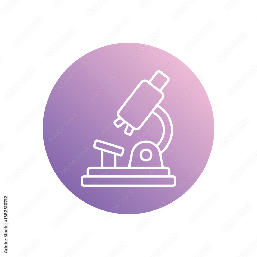 Microscope icon isolated on a white background. Vector illustration. Microscope icon isolated on a white background. Vector illustration.
