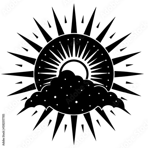 sun and clouds