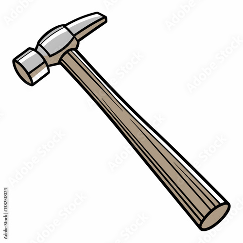 hammer isolated on white