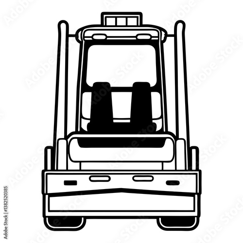 vector illustration of a train