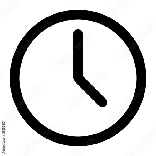 clock icon for illustrator