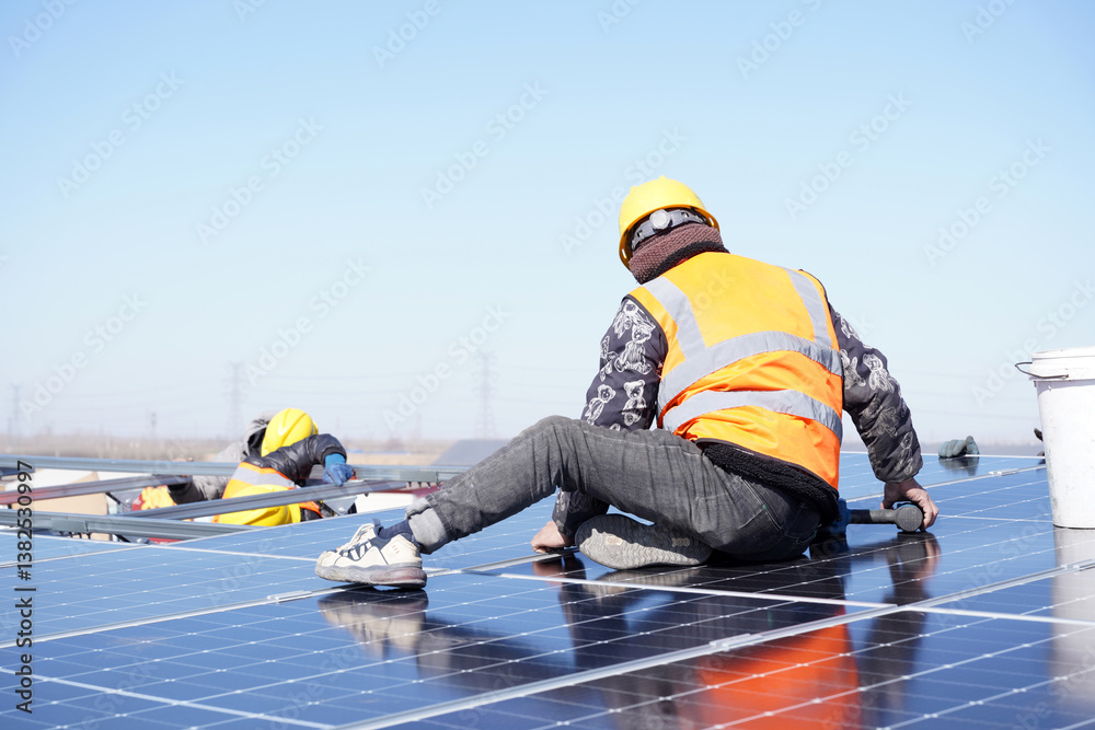 custom made wallpaper toronto digitalWorkers install solar photovoltaic panels