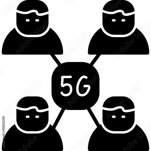 User Connection 5g Icon