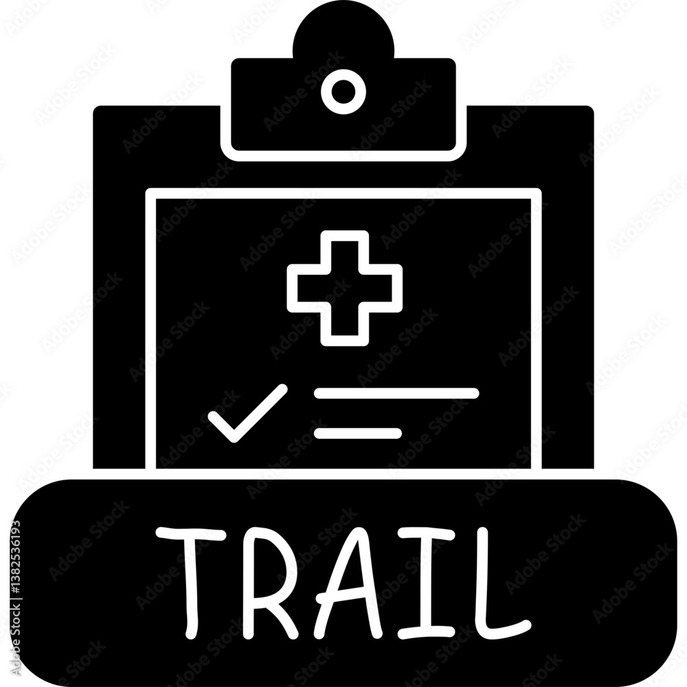 Obraz premium Trial Icon