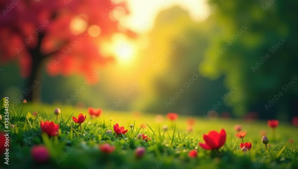 Abstract blurred nature scene, perfect for website backgrounds, beauty, art Abstract blurred nature scene, perfect for website backgrounds, beauty, art