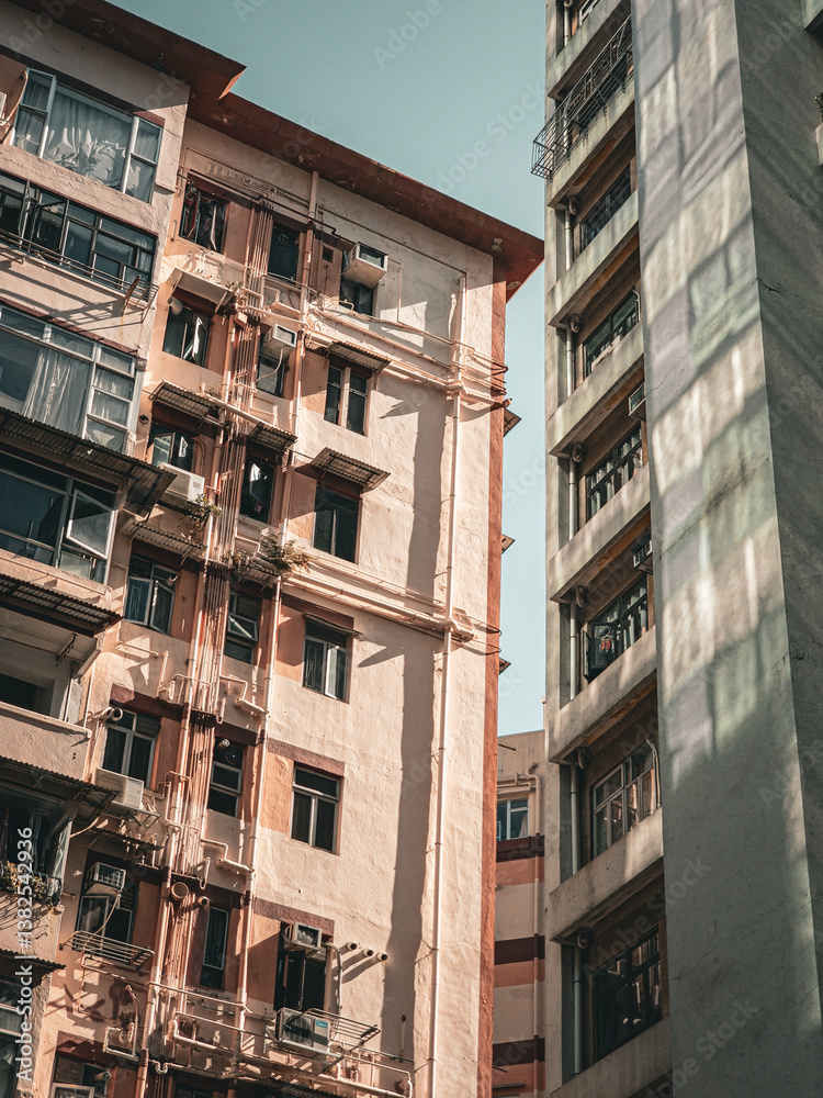 Obraz premium 홍콩 시내 아파트