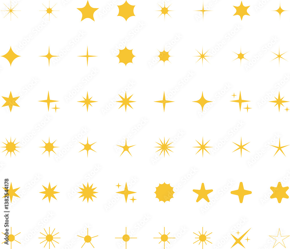 Star icons. Twinkling stars. Sparkles, shining burst. Christmas or New Year symbols. Star icons. Twinkling stars. Sparkles, shining burst. Christmas or New Year symbols.