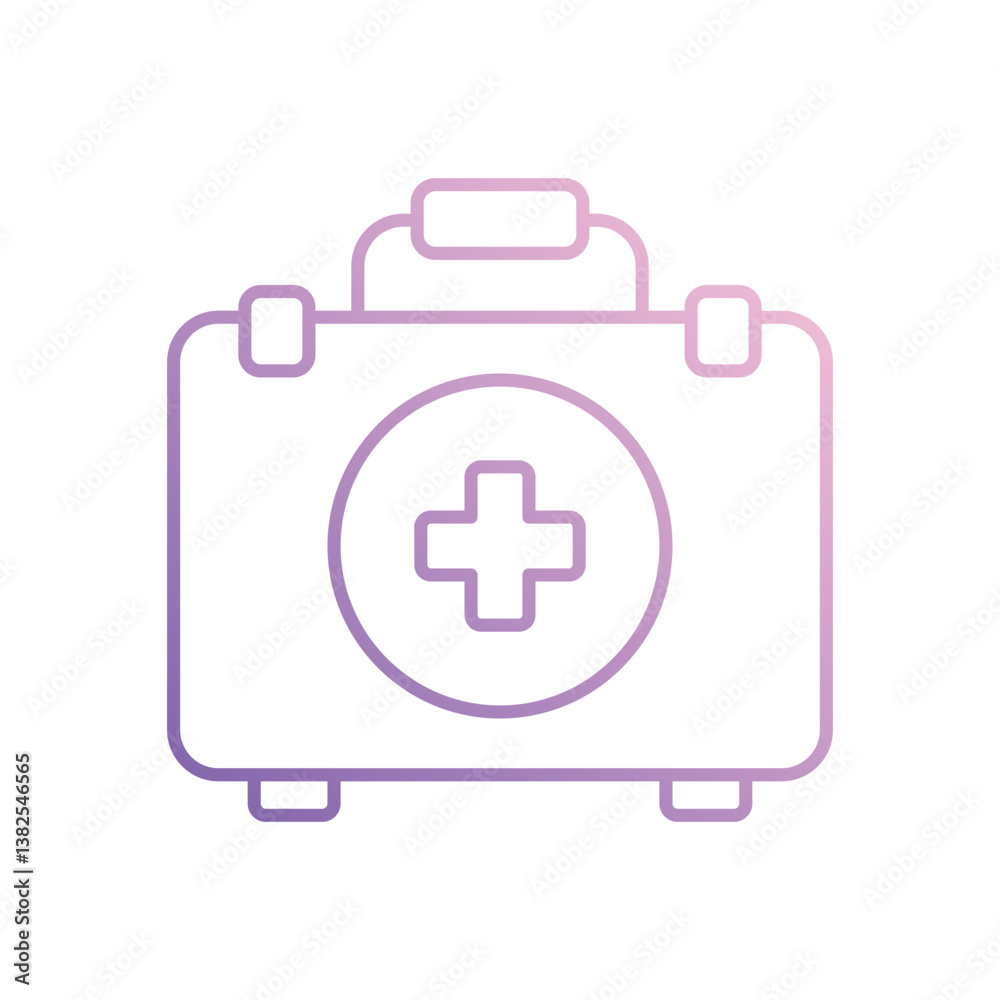 First Aid Kit icon isolated on a white background. Vector illustration. First Aid Kit icon isolated on a white background. Vector illustration.