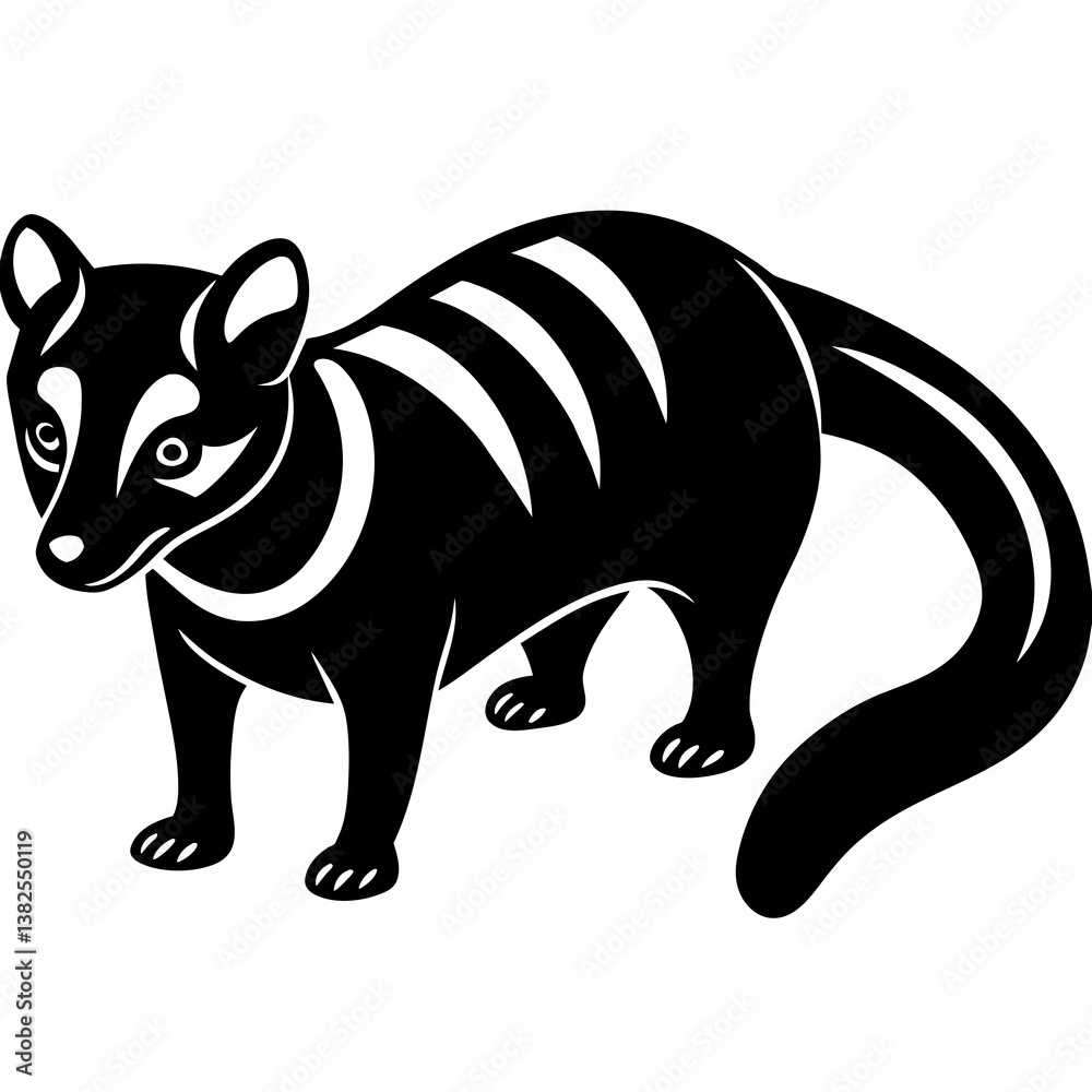 Obraz premium vector illustration of a cat