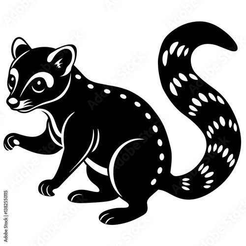 vector illustration of a cat