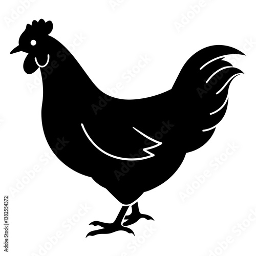 rooster and hen