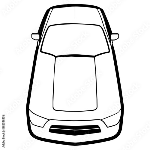 car isolated on white