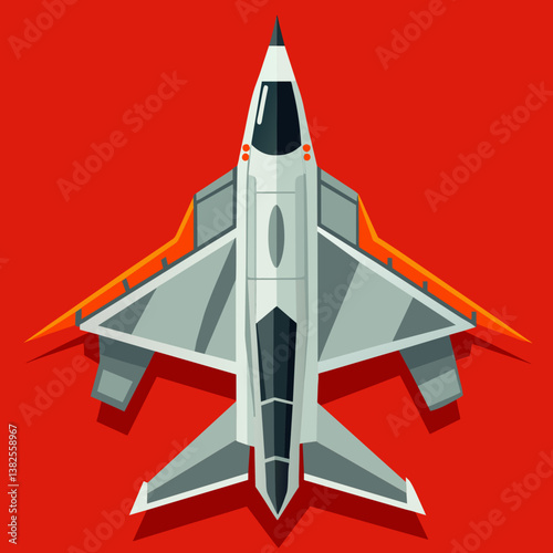 rocket isolated on white