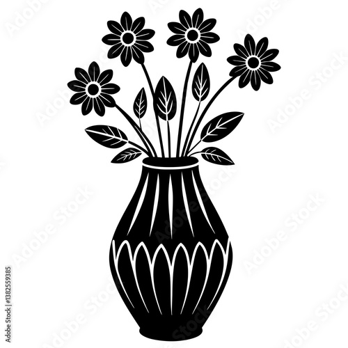 vase with flowers