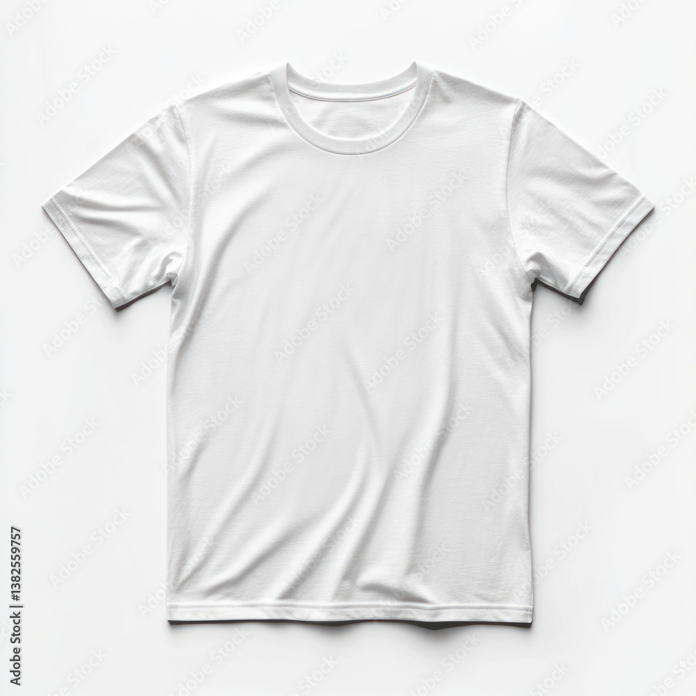 white t shirt isolated