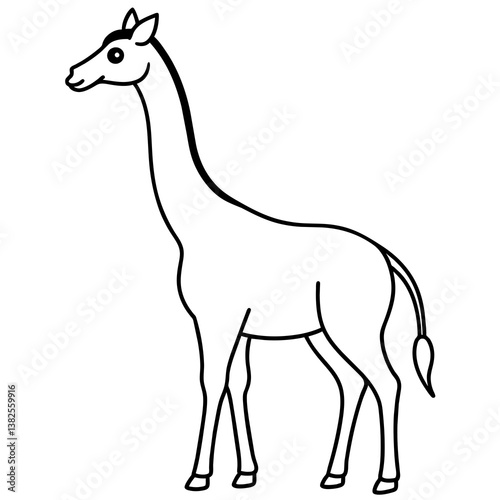 giraffe vector illustration