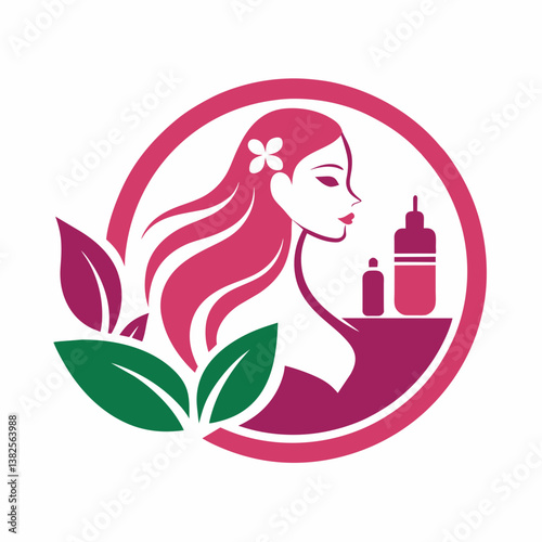 girl with a flower